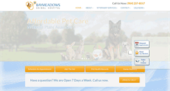 Desktop Screenshot of baymeadowsanimalhospital.com
